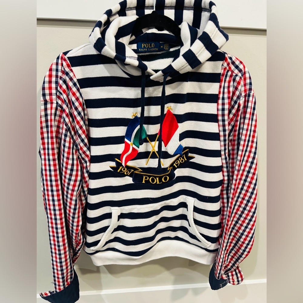 Up-cycled, reworked sweatshirt